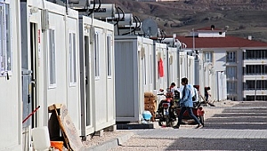 Konteynerlere 1640 aile yerleştirildi