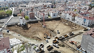 Mustafapaşa mahallesinde temel kazımı başladı