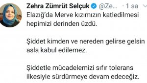 Bakan Zehra Zümrüt Selçuk: