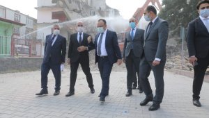 Vali Yırık,incelemelerde bulundu