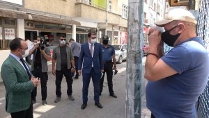 Maskeyi düzgün takmayanları gören Vali uyardı: