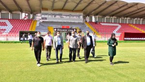 Elazığ Doğukent Stadı denetlendi