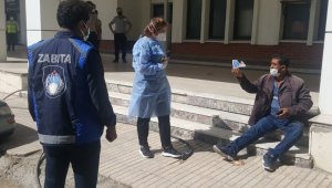 Elazığ'da Covid'li şahıs terminalde