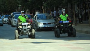 Elazığ'da polisler, ATV motorlu denetime başladı