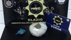 Elazığ'da uyuşturucu ile mücadele:2 tutuklama