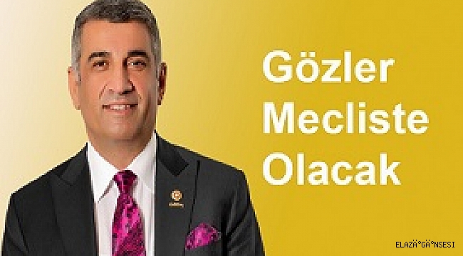 Mecliste, Elazığ'a özel ilgi sağlayacağız