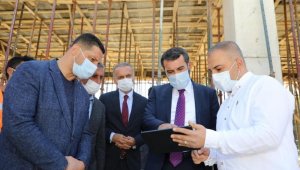 Başkan Şerifoğulları, yapımı süren projeleri yerinde inceledi