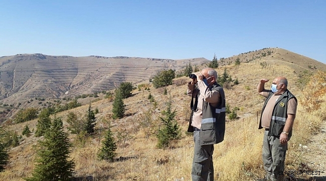 Elazığ'da av denetimi 3 şahsa yasal işlem yapıldı