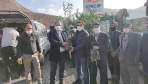 Yüzde 50 hibe destekli 27 bin fidan çiftçilere dağıtıldı