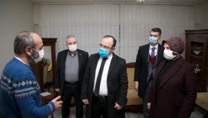 Depremde hayatını kaybeden ailelere ziyaretler yapıldı