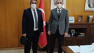 Kamu Sağlık Sen'den, FÜ'si Rektörüne ziyaret 