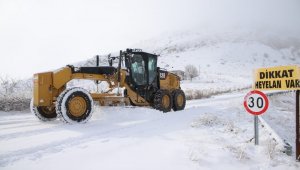 Meteorolojiden Elazığ, Bingöl ve Tunceli için yoğun kar yağışı uyarısı