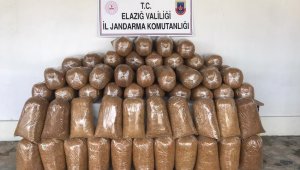 Elazığ'da 426 kilogram kaçak tütün ele geçirildi