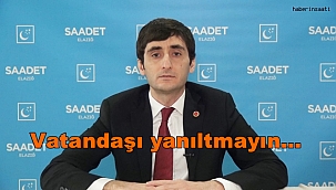 Belediyeyi samimi olmaya davet ediyorum