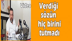 Belediye Başkanı gerçekleri konuşmuyor