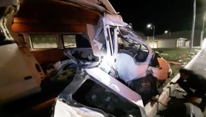 Elazığ'daki minibüs kazasında 1 kişi hayatını kaybetti