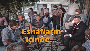 Erol, esnafların sorunlarını dinledi