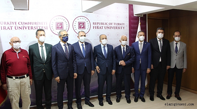 Savunma Sanayi Başkanı Prof. Dr. Demir Rektörlüğü ziyaret etti