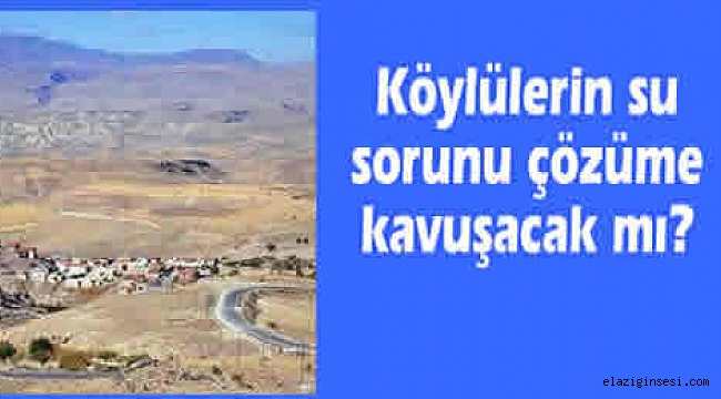 Aşağıkuluşağı ve 9 mezra yazın suya hasret…