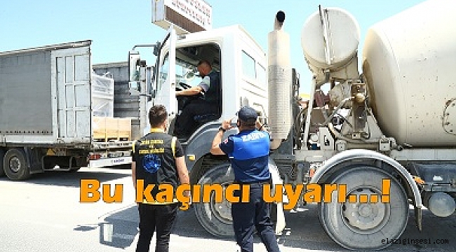 Beton Firmalarına Uyarı