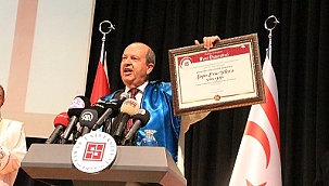 FÜ'sinden, KKTC Cumhurbaşkanı'na Fahri Doktora Ünvanı 