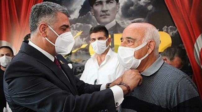 CHP'de katılım töreni