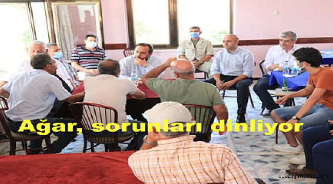 Milletvekili Ağar, ziyaretlerini yoğun tempoda sürdürüyor