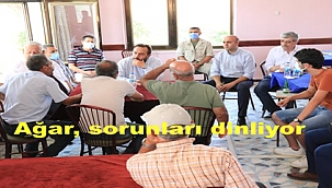 Milletvekili Ağar, ziyaretlerini yoğun tempoda sürdürüyor