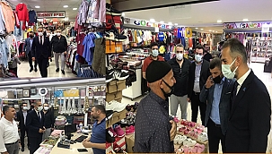 Esnaflar çarşıya giden yolların açık olmasını istedi