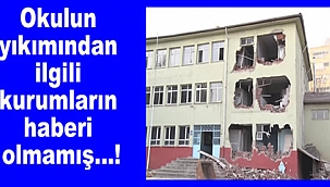 İhalesiz okulun yıkım emrini kim verdi ? 