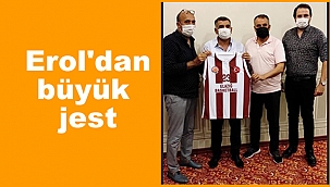 Tüm deplasman giderleri Erol'dan