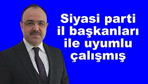 AK Parti ile uyum içerisindeydik