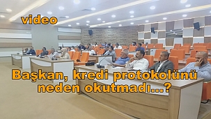 Meclis üyelerinin haberdar olmasını istemedi mi...!