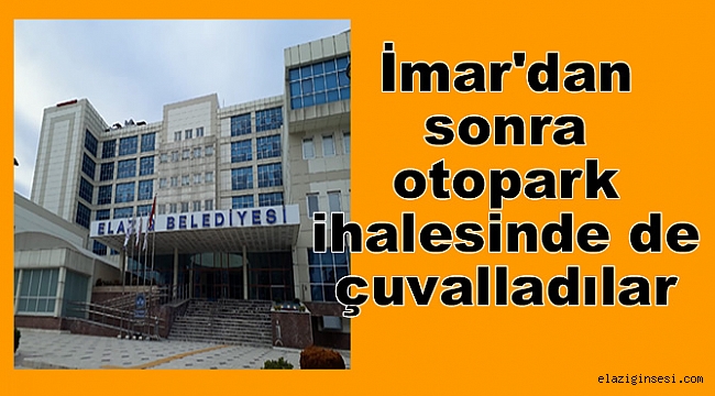 Otopark ihalesinde büyük zarar iddiası