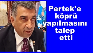 Erol, Yusufeli'ne gösterilen önemin Pertek köprüsü içinde gösterilmesini istedi