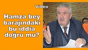 Hamza bey barajında su kaçağı var