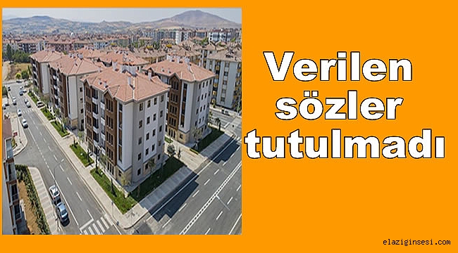 "Hibe edilen evlere 'borç" çıkartıldı