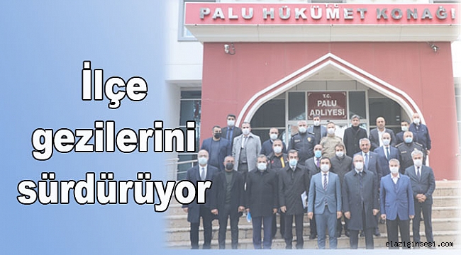 Vali Dr. Toraman, Palu ilçesinde incelemelerde bulundu