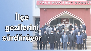 Vali Dr. Toraman, Palu ilçesinde incelemelerde bulundu 