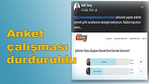 Ankete dışardan müdahale kuşkusu... 