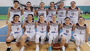 Kadınlar Bölgesel Basketbol Liginde ilk yarı sona erdi.