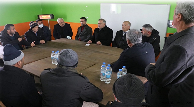 Bulut, köylülerin sorunlarını dinledi