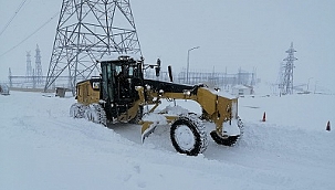Elazığ İl Özel İdaresi karla mücadele başarılı