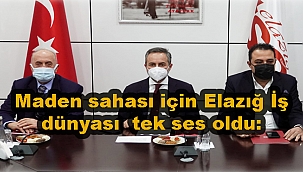 Maden sahasının işletmesine talibiz