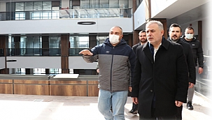 Milletvekili Bulut, Fuar ve kongre merkezinde incelemelerde bulundu