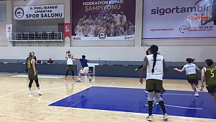 Çankaya Ünv. maçı hazırlıkları devam ediyor