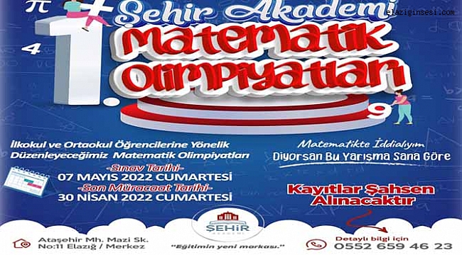 Matematik Olimpiyatları düzenleyecek
