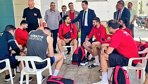 A Milli Erkek Voleybol Takımına başarılar diledi