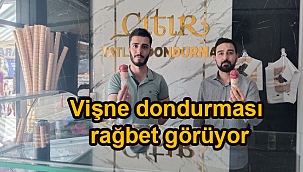 Elazığ'ın ''Katkısız'' Vişneli Dondurması