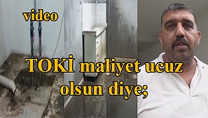 Pis su kanalizasyonunu sığınakta çukurlara yönlendirmişler